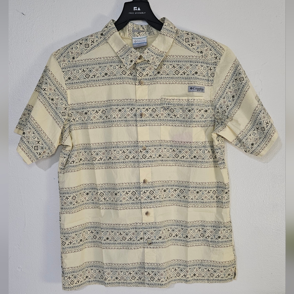 Columbia PFG Men WILD CAST Camp Fishing Shirt Sz XL xl